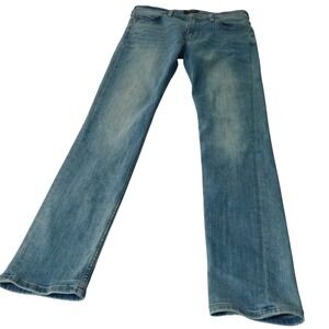 Paige Lennox Jeans Men 30x32 Blue Light Wash Straight Leg Denim Pants